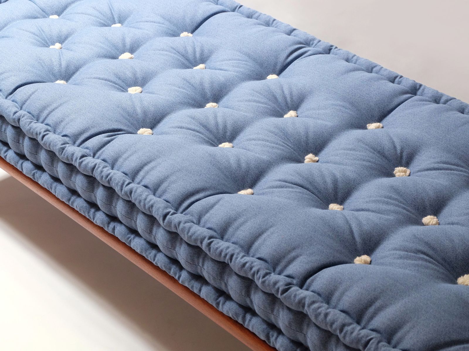 photo furniture Early Production"Minerva" Daybed Model Fd417 By Hvidt&Mølgaard For France&Daverkosen,Denmark 1950's,New Luxurious Handcrafted Horsehair Mattress "Sen"