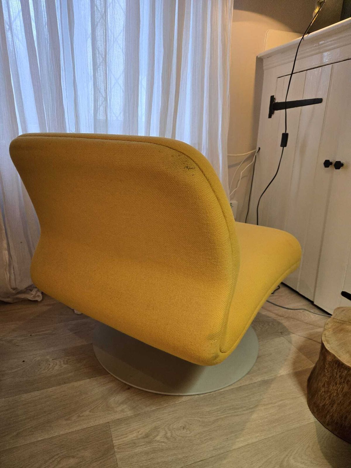 Morten Voss For Fritz Hansen Attitude Chair, Yellow, Swivel Lounge Chair photo 450.0