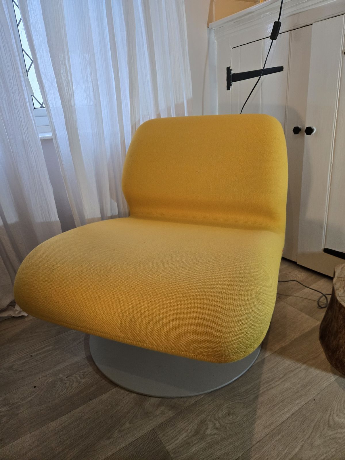 Morten Voss For Fritz Hansen Attitude Chair, Yellow, Swivel Lounge Chair photo buy