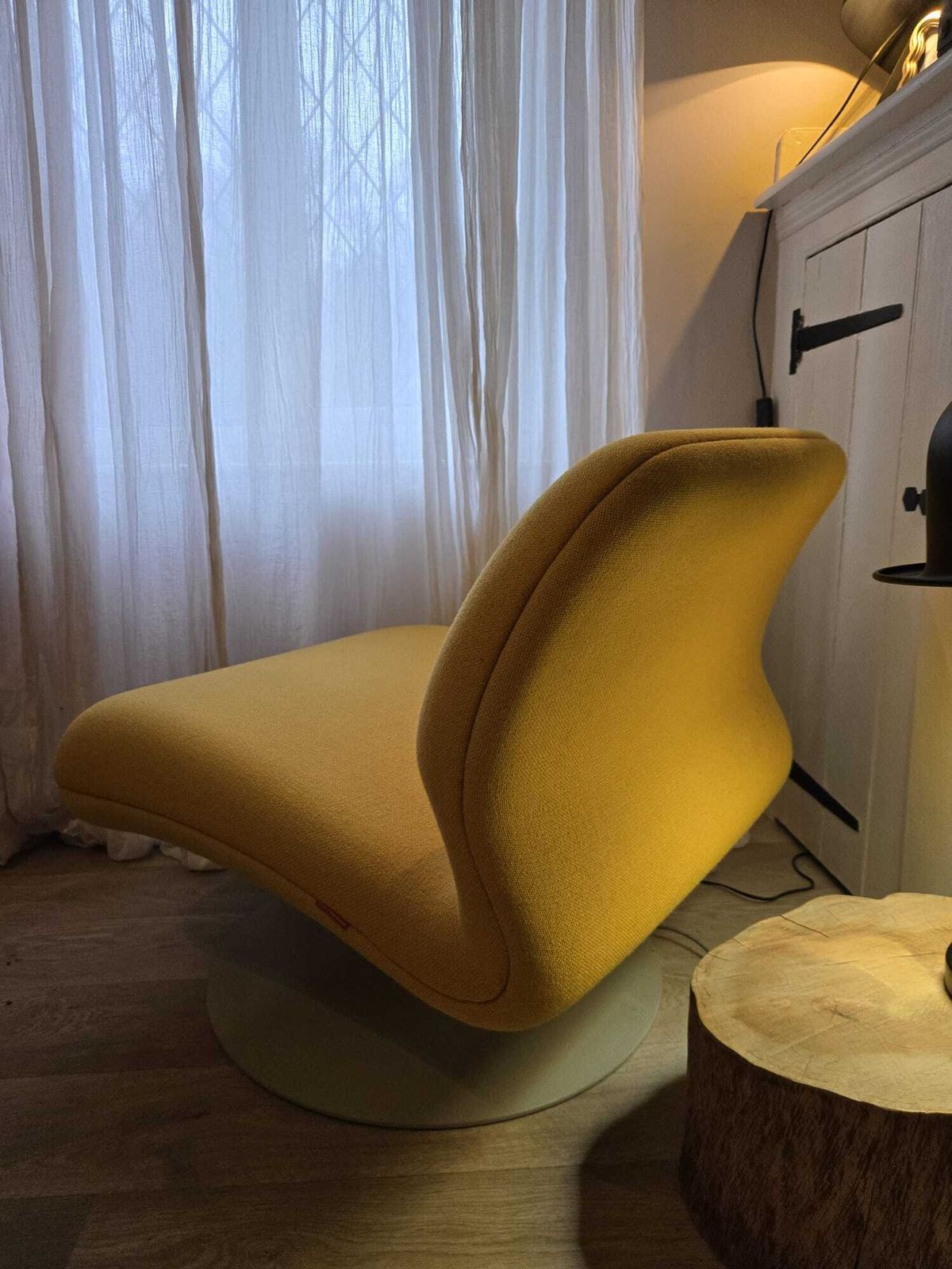 Furniture Morten Voss For Fritz Hansen Attitude Chair, Yellow, Swivel Lounge Chair photo