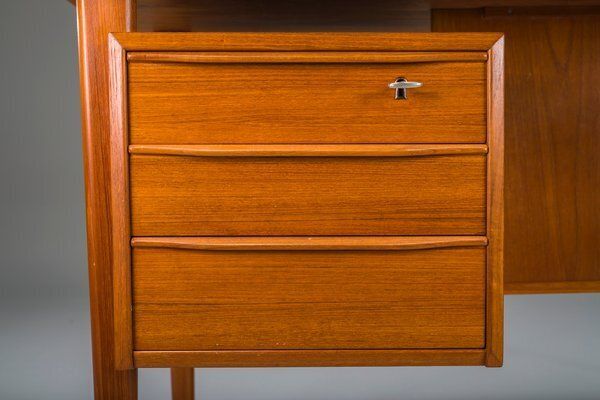 Danish Teak Desk By Peter Lovig Nielsen For Hedensted Mobelfabrik, 1974 photo furniture