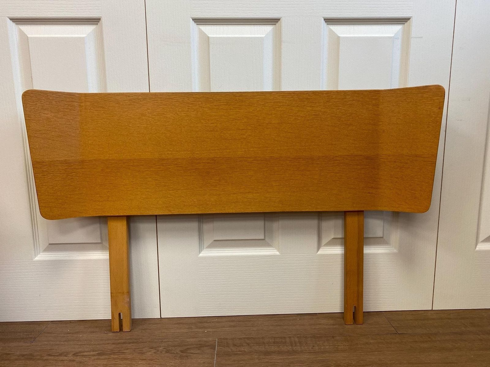 Vintage Retro 1950s Teak Single Headboard