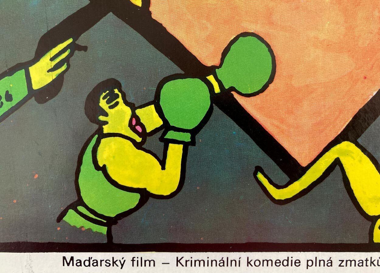 Original Film Poster, The Enchanted Dollars, Vratislav Hlavatý, 1986 photo vintage