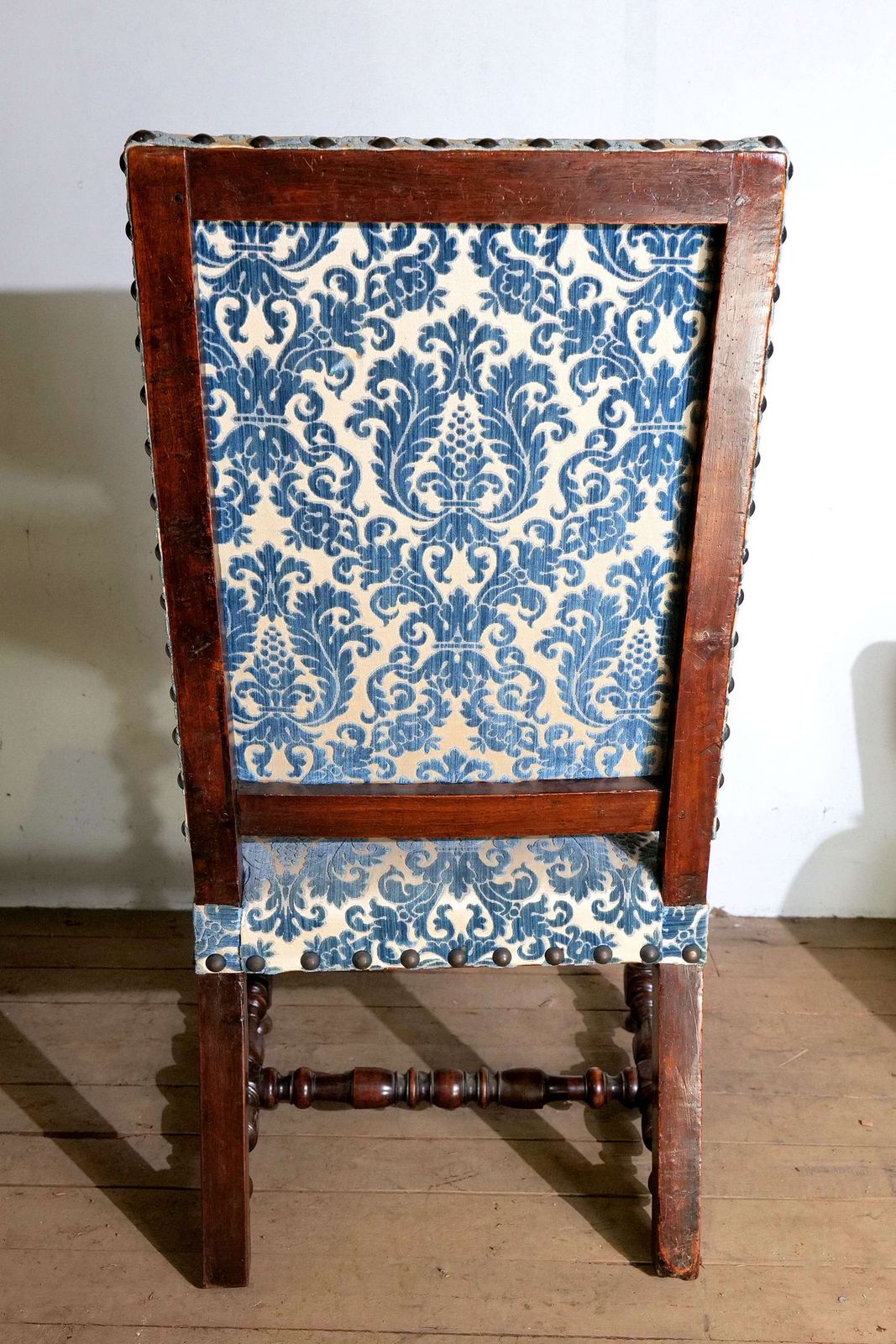 Early 18th C French Carved Walnut Open Arm Chair photo Furniture