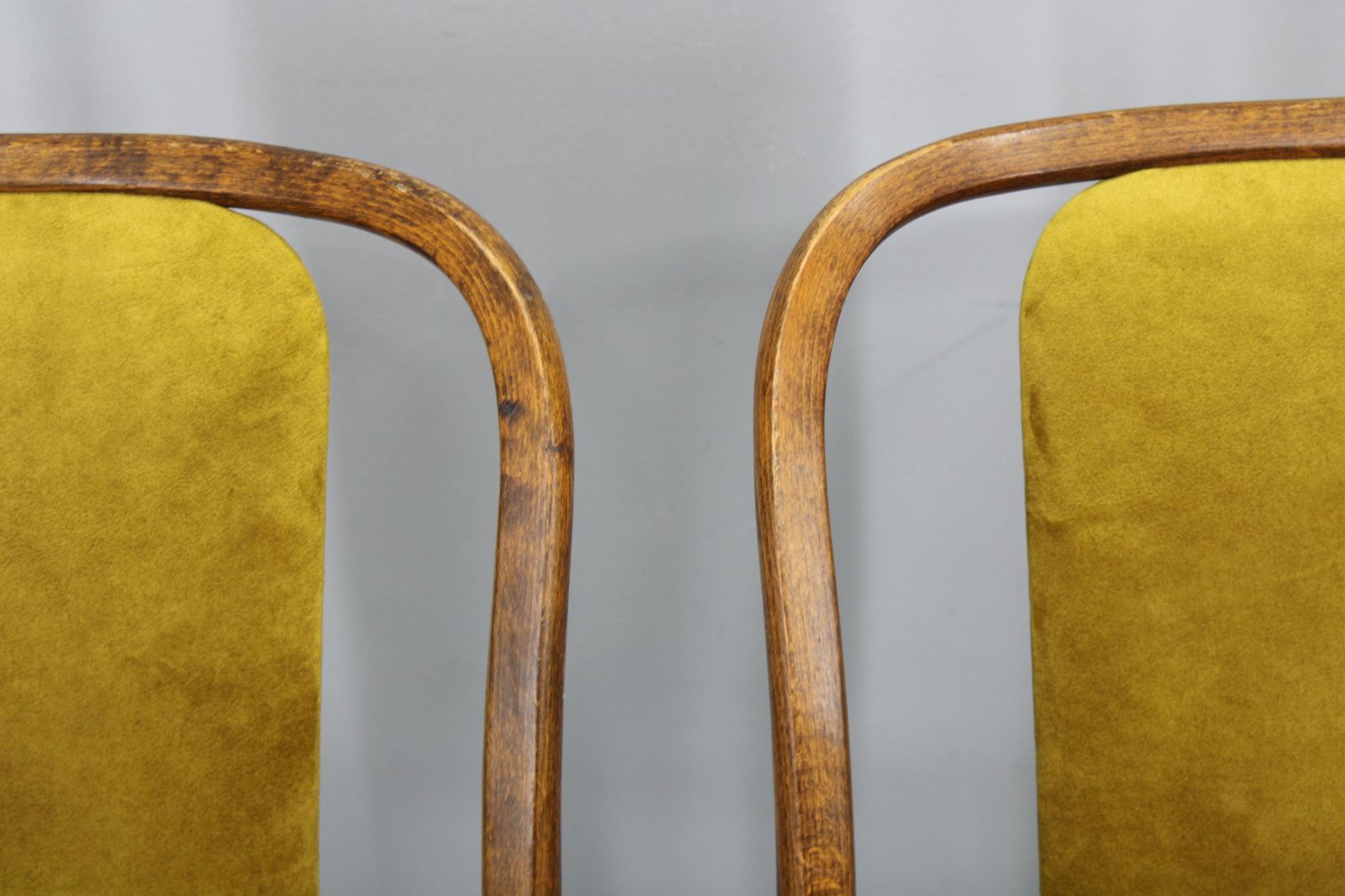 1970s Set Of Four Restored Beech Bentwood Dining Chairs By Ton, Czechoslovakia photo buy