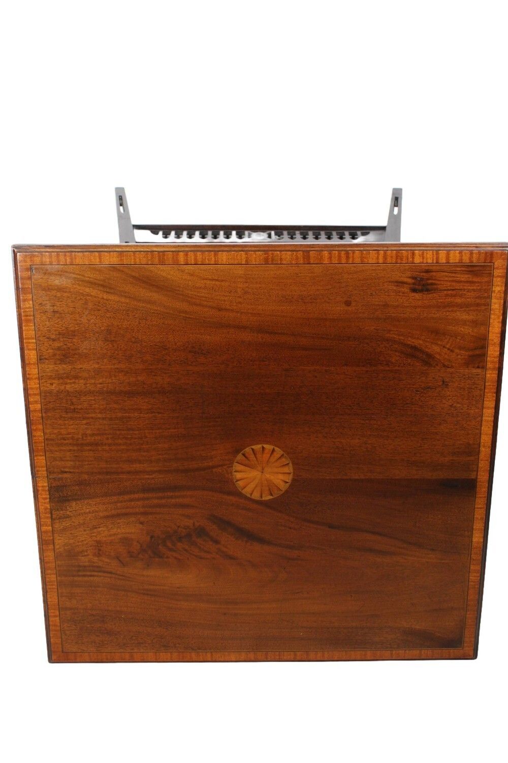 Furniture Edwardian Mahogany Inlaid Side Table By Trevor Page & Co photo