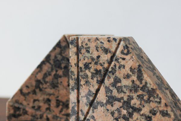 Art Deco Granite Bookends, Set Of 2 photo for sale