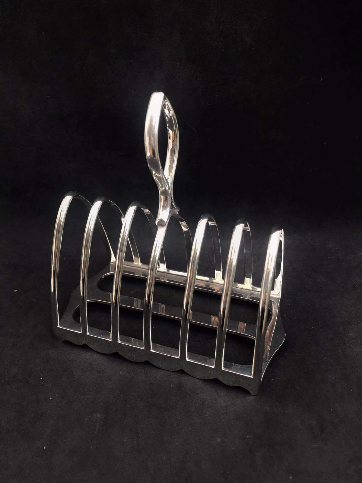 Toast Rack Holder Edwardian Breakfast Set Walker And Hall 6 Slices Toast Rack Antique English Brunch Tableware Wedding Gift Christmas photo vinterior