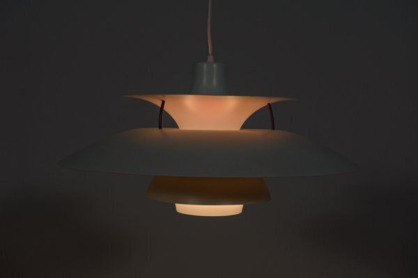 Mid Century Model Ph5 Pendant Lamp By Poul Henningsen For Louis Poulsen, Denmark, 1960s photo Lighting