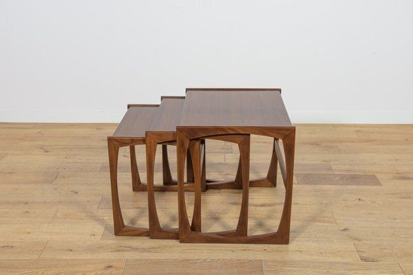 Mid Century Teak Nesting Tables By R. Benett For G Plan, United Knigdom, 1970s, Set Of 3 photo furniture