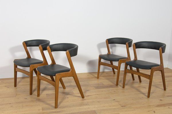 Mid Century Modern Danish Dining Chairs, 1960s, Set Of 4 photo for sale