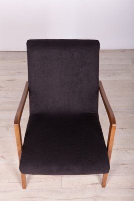 Set Of Type 300 138 Beech Armchairs From Bystrzyckie Furniture Factory, 1960s photo vintage