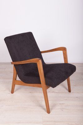 1168.0 Set Of Type 300 138 Beech Armchairs From Bystrzyckie Furniture Factory, 1960s photo