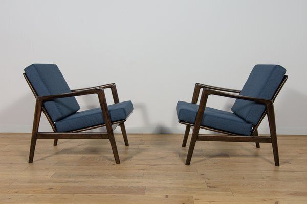 Set Of Model 300 139 Chairs From Swarzędz Furniture Factory, 1960s photo Furniture