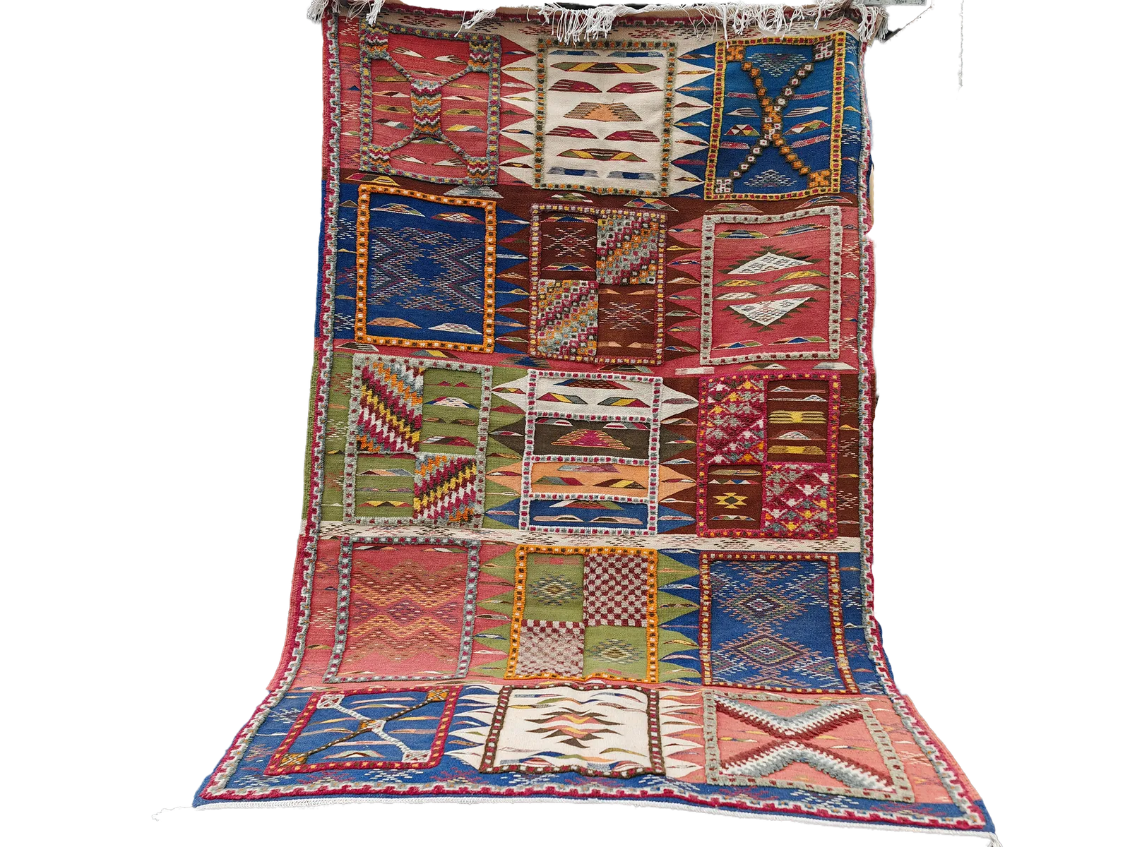 Free Delivery. No Extra Fees Handmade Large Colourful Moroccan Berber Rug. Camel Wool Carpet / 270x160cm