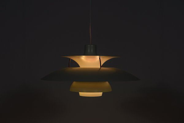 Mid Century Model Ph5 Pendant Lamp By Poul Henningsen For Louis Poulsen, Denmark, 1960s photo Lighting