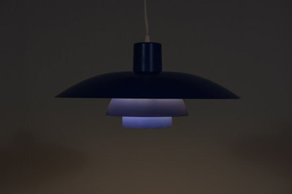 Mid Century Ph4 Pendant Lamp By Poul Henningsen For Louis Poulsen, Denmark, 1960s photo Lighting