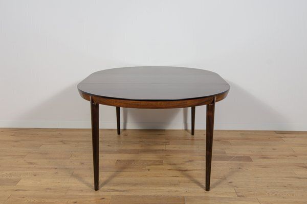 Mid Century Round Rosewood Dining Table Model 71 By Severin Hansen For Haslev Møbelsnedkeri, 1960s photo Furniture