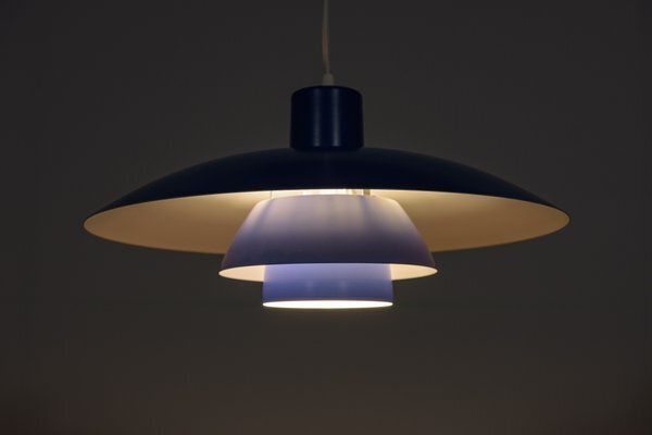 Mid Century Ph4 Pendant Lamp By Poul Henningsen For Louis Poulsen, Denmark, 1960s photo Lighting