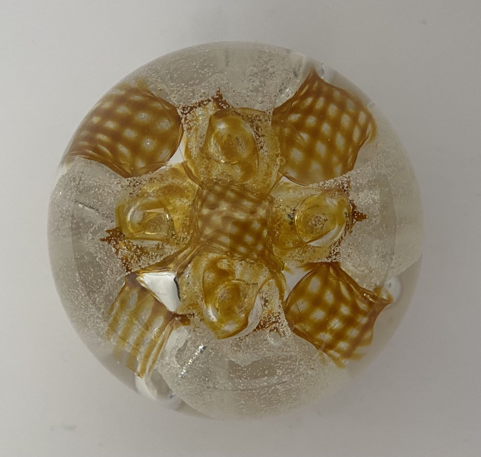 Caithness, ‘Congratulations’, Scottish Art Glass Paperweight By Margot Thompson photo for sale