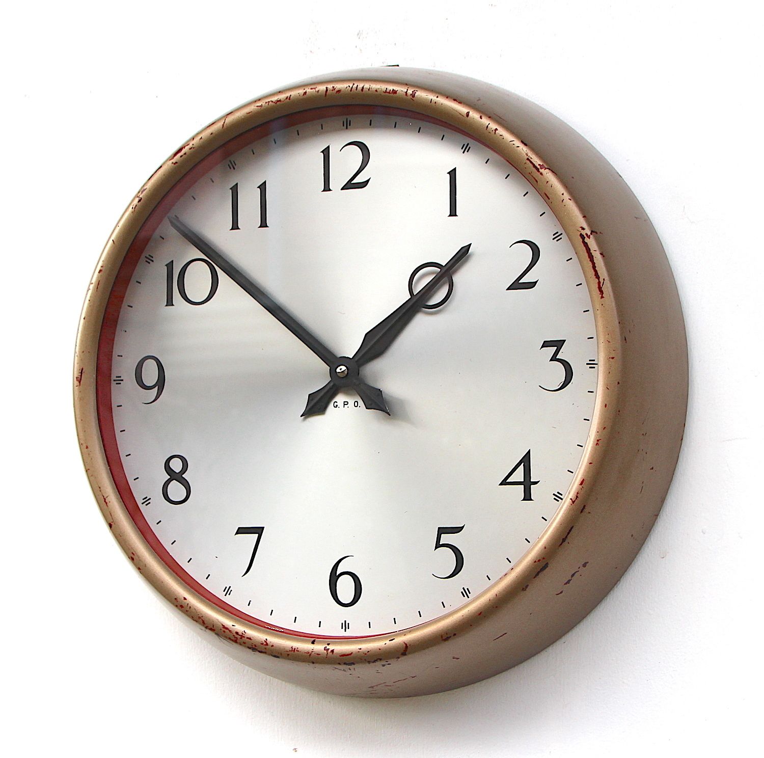 1950s British Office/Commercial Industrial Wall Clock. Fully Guaranteed