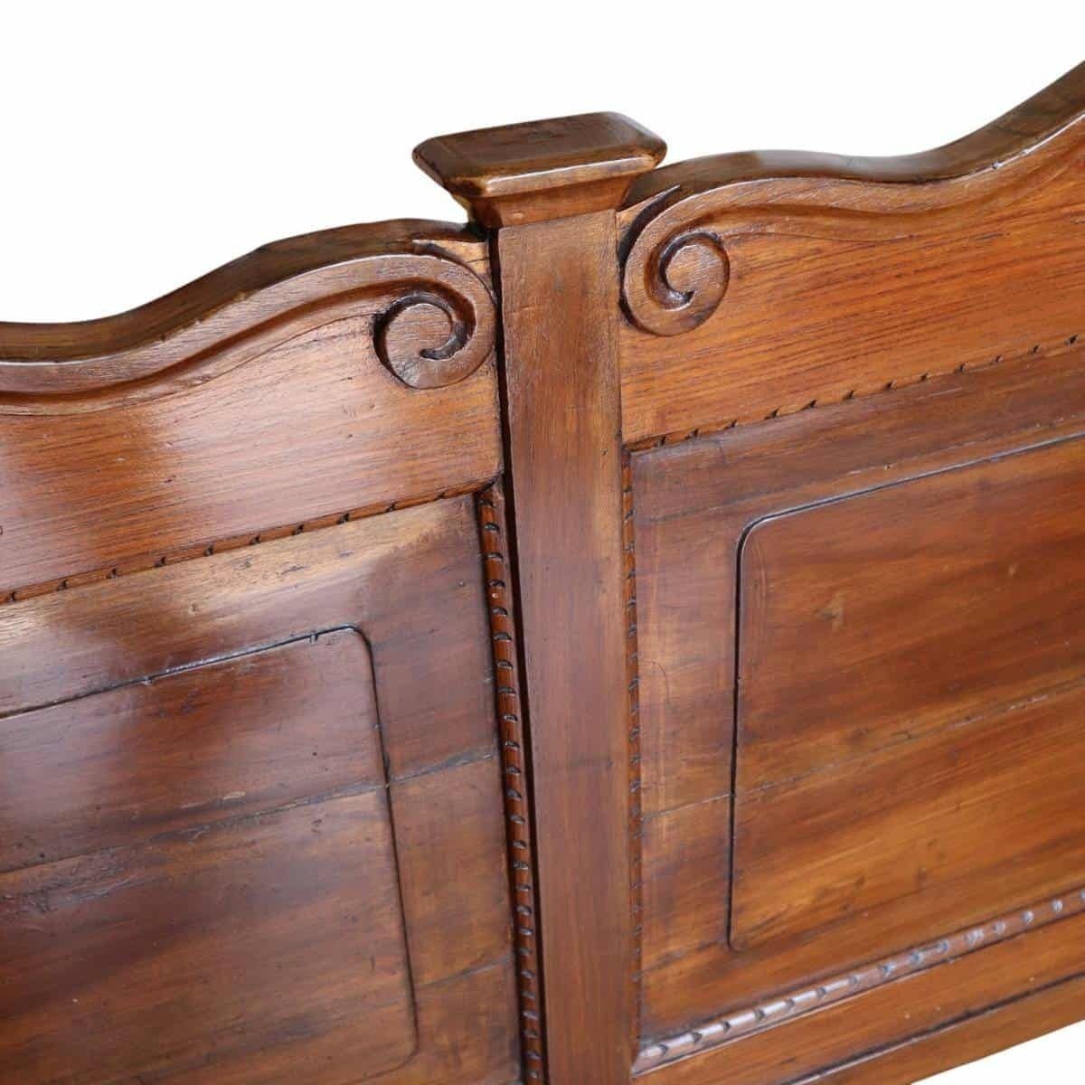 Vintage Solid Wood Double Bed photo 1982.0