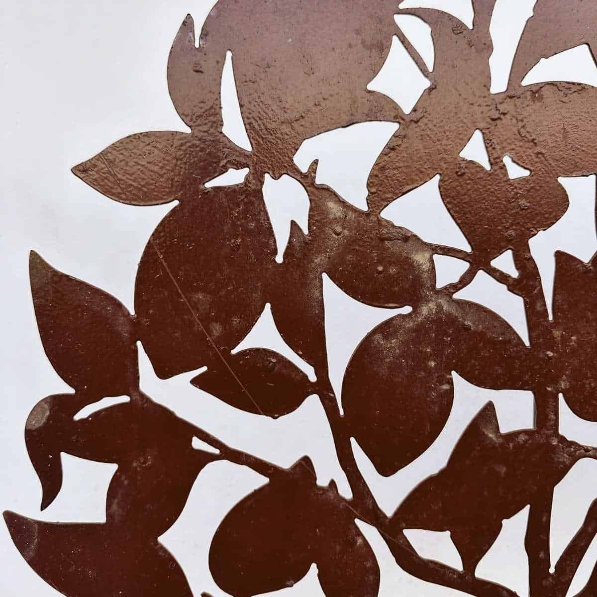 Set Of 2 Tree Shaped Decorations, Made Of Iron photo furniture