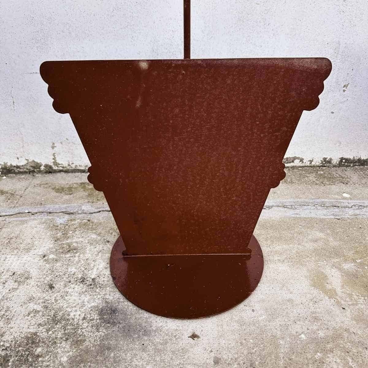 Set Of 2 Tree Shaped Decorations, Made Of Iron photo for sale