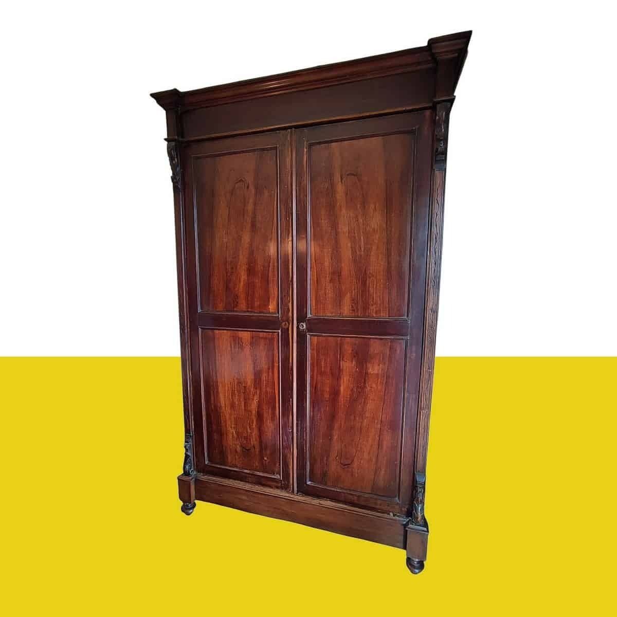 Large Vintage Wooden Closet