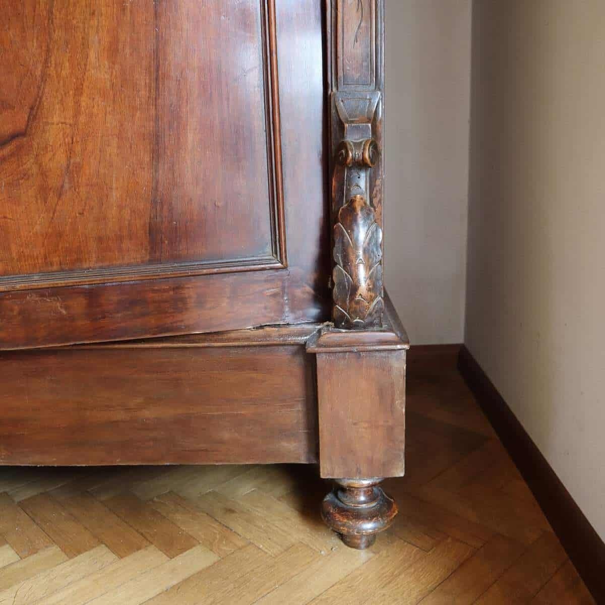 Furniture Large Vintage Wooden Closet photo