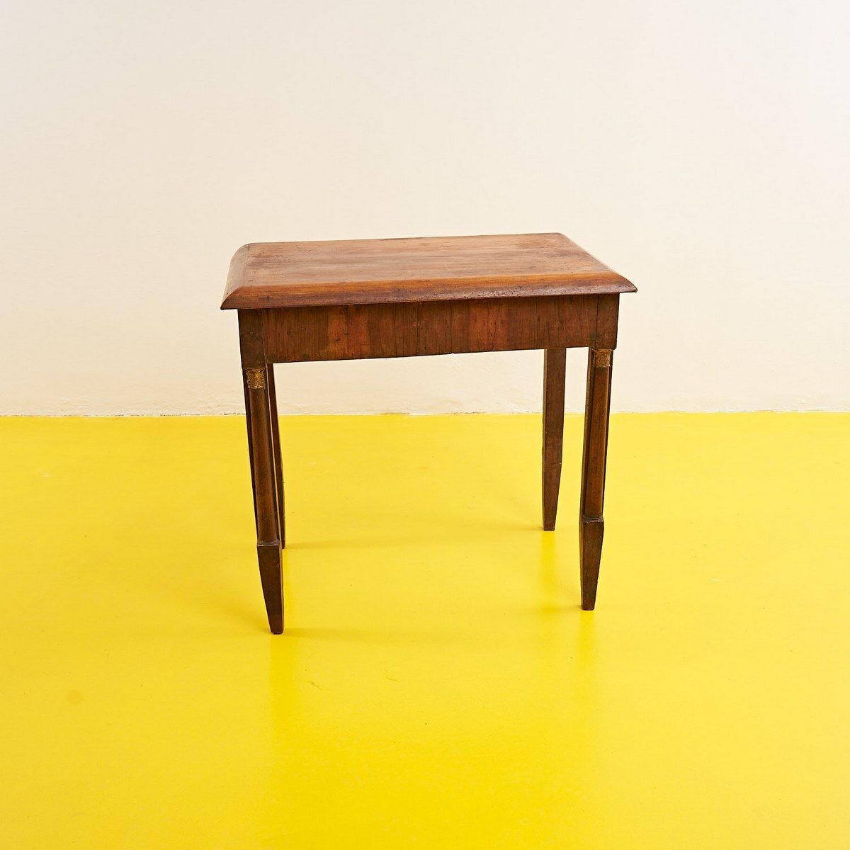Small And Precious Empire Console With Solid Wood Columns