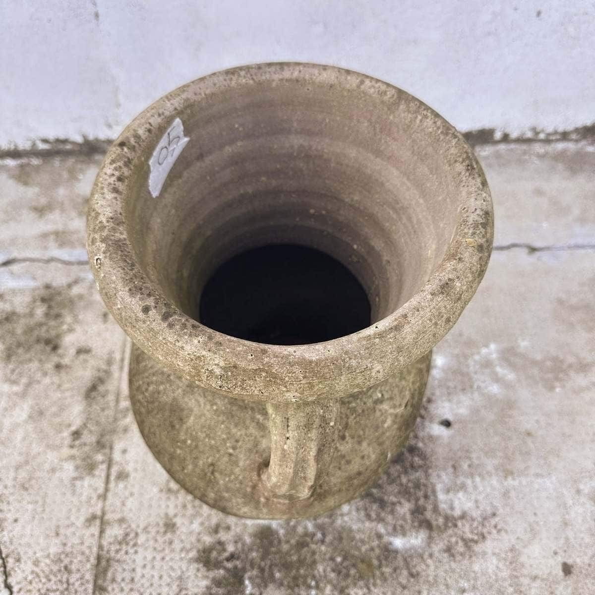 Terracotta Pot With Double Handles, Ideal For A Rustic Touch In The Garden Or Patio. photo 375.0