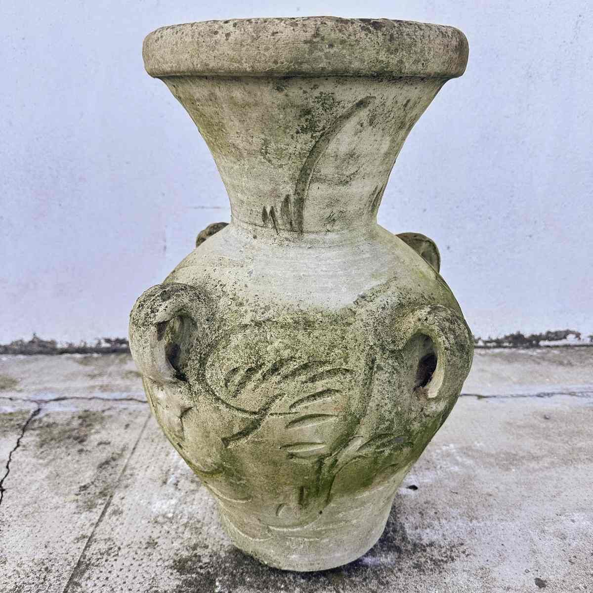 Hand Decorated Plant Pot With Unique Details, A Piece Of Craftsmanship That Adds Elegance To Indoor Or Outdoor Spaces. photo 268.0