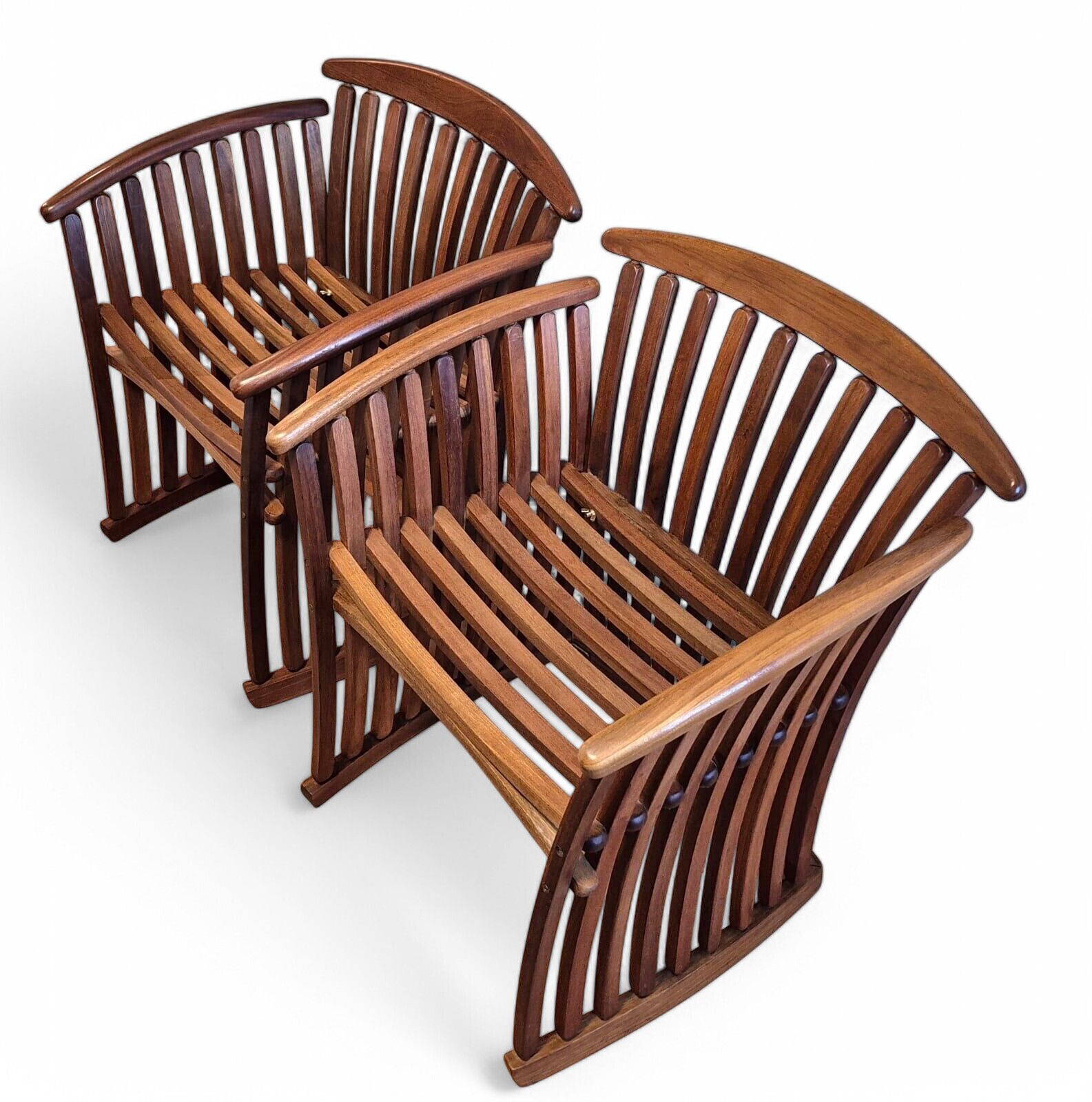 Pair Of Canadian Bentwood Steamer Armchairs By Designer Thomas Lamb photo 1350.0