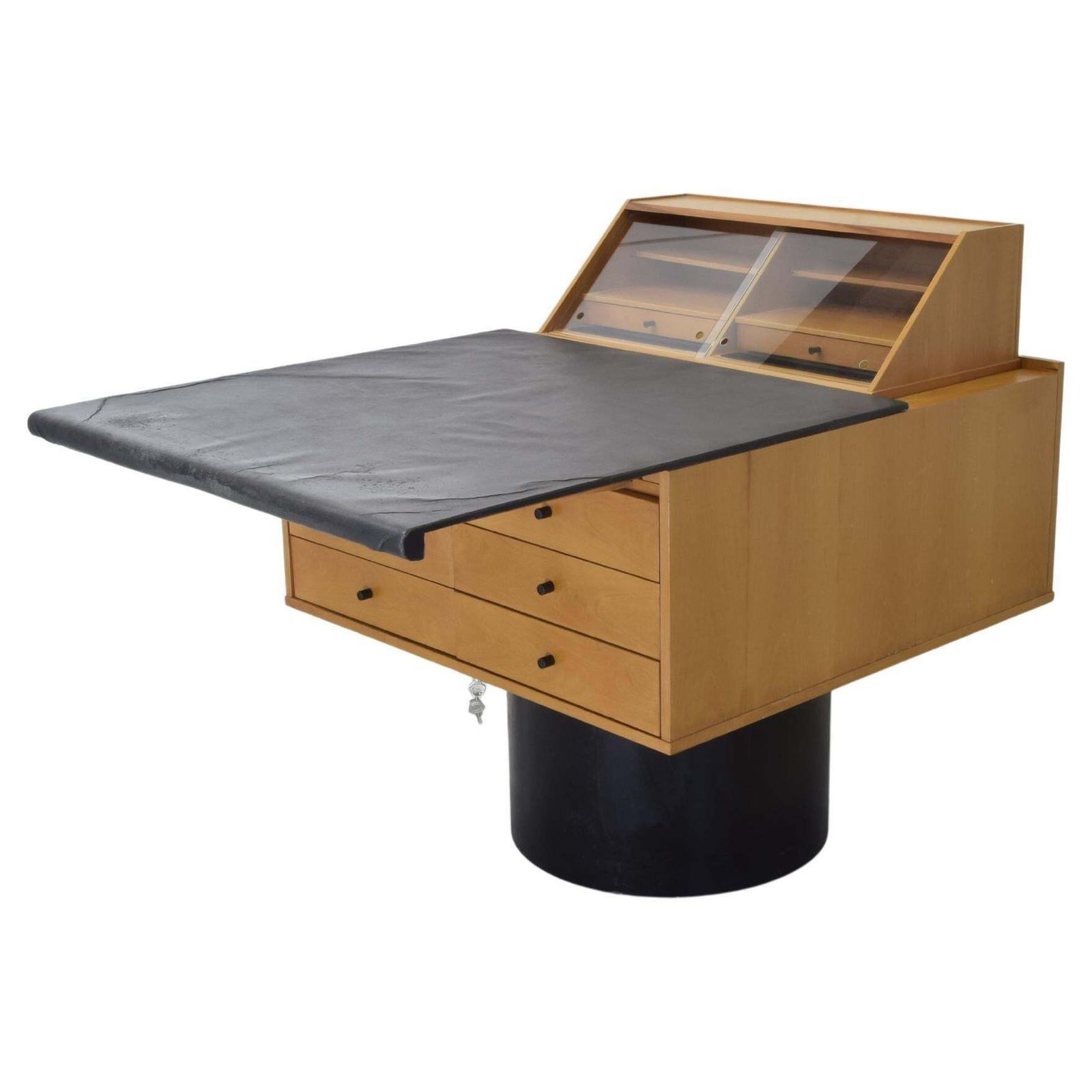 Gianfranco Frattini Desk Sesamo For Bernini 1980s