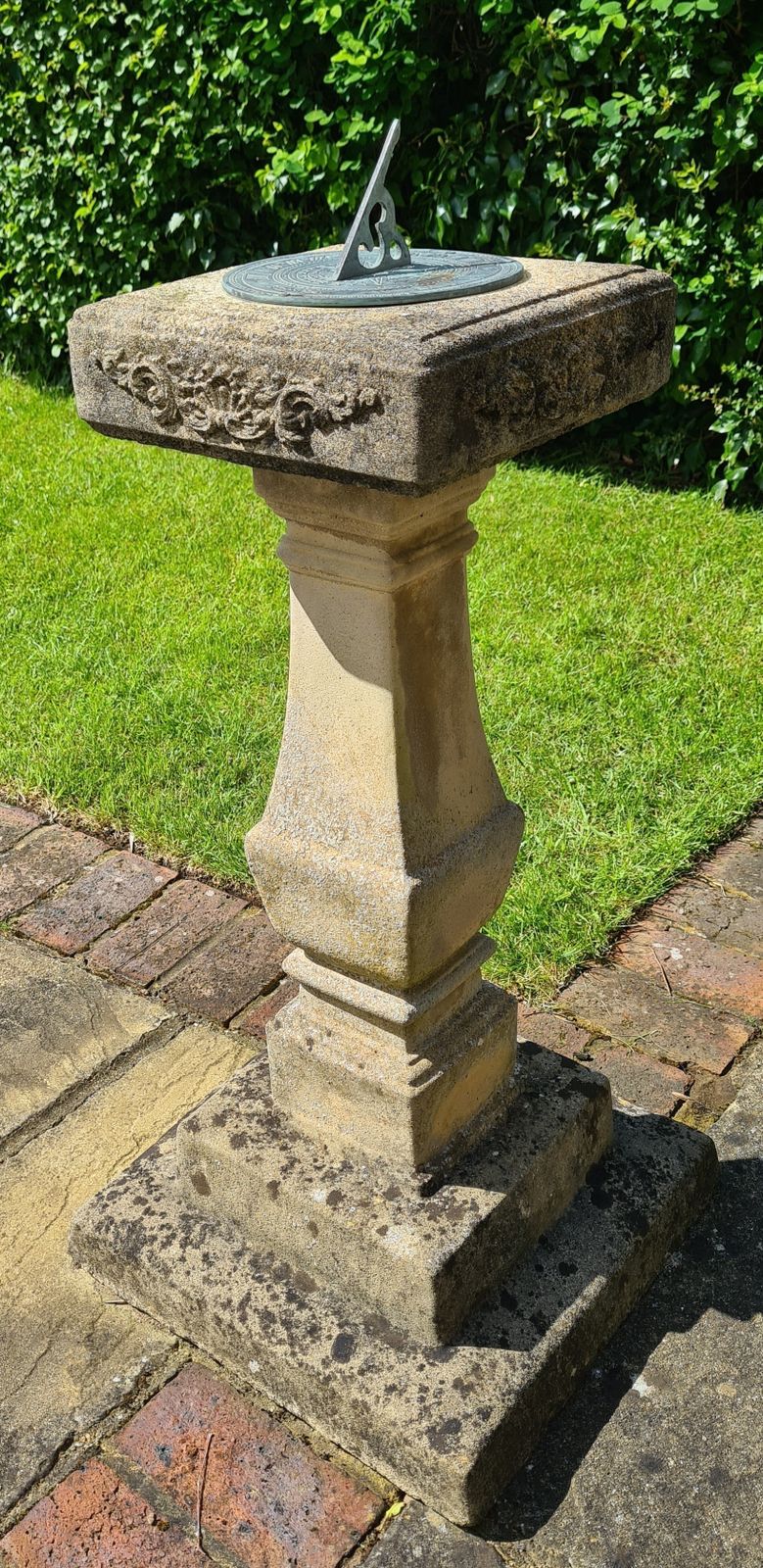 Weathered Garden Sundial, Mid 20th Century