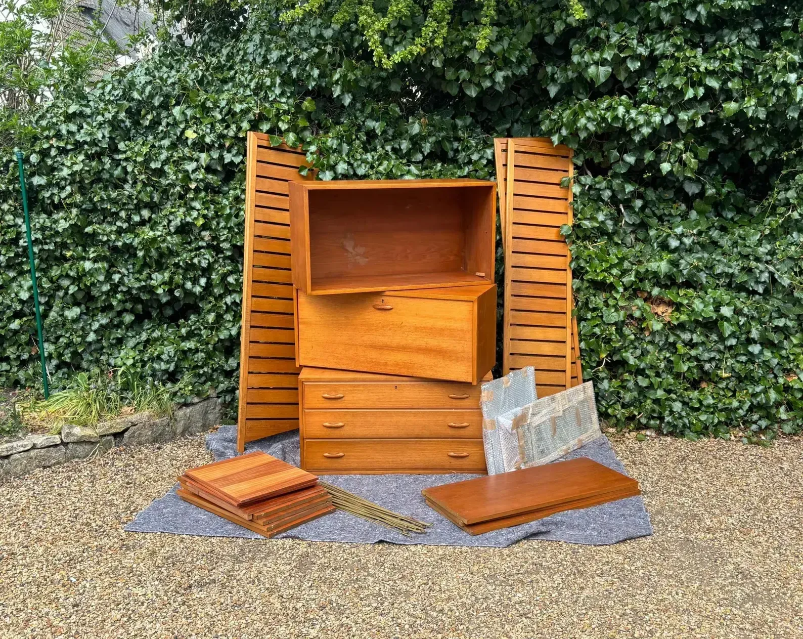 Vintage Staples Ladderax Modular Shelving Unit