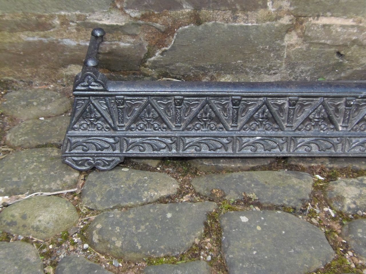 Arts And Crafts Cast Iron Decorative Fender . photo furniture