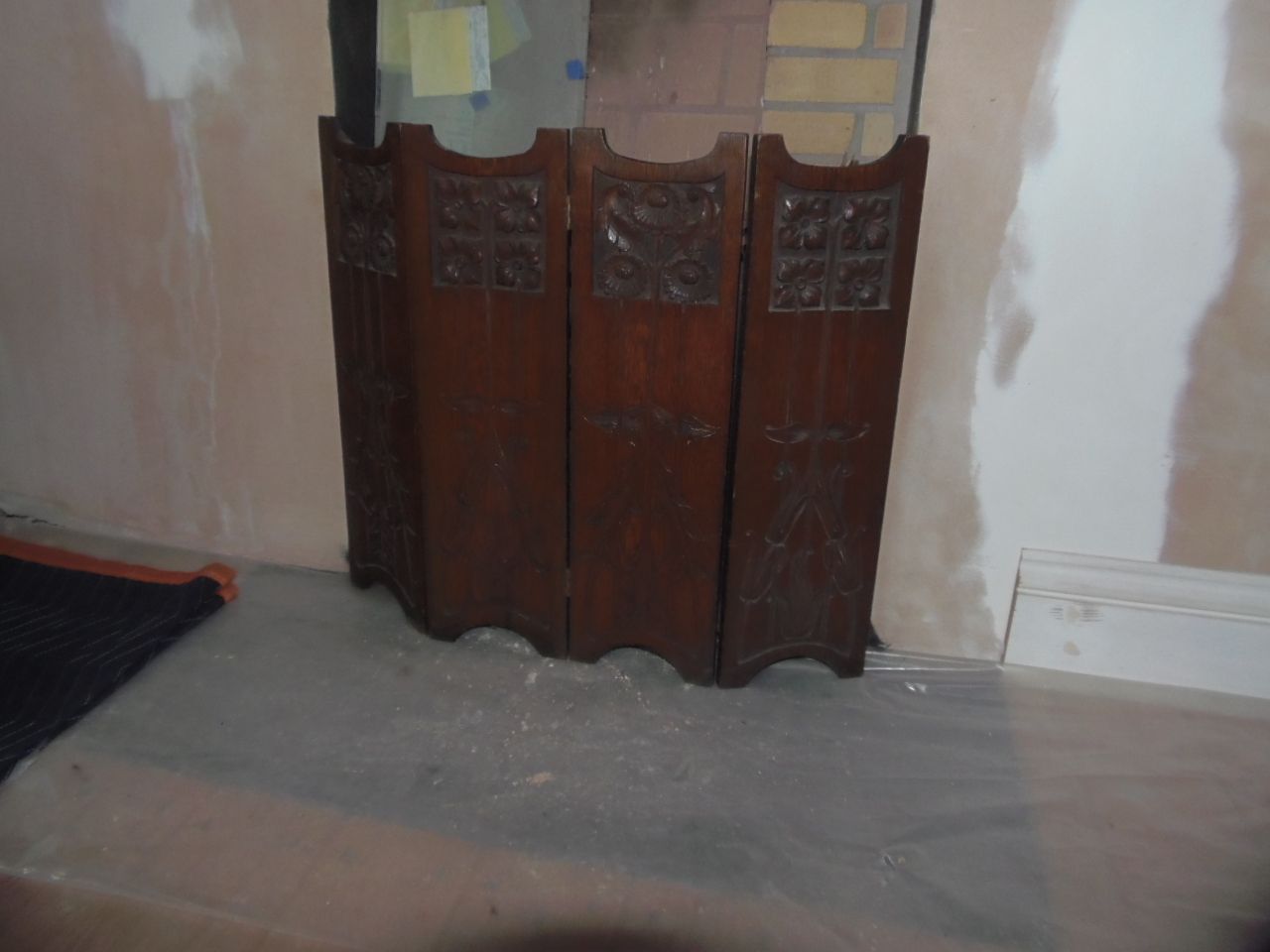 Arts And Crafts Oak Folding Screen . Arthur Simpson . photo furniture
