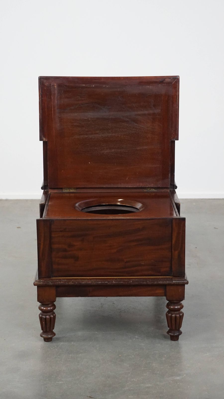 English Antique Library Stepladder/Room Convenience From The Mid To Late 19th Century photo vinterior