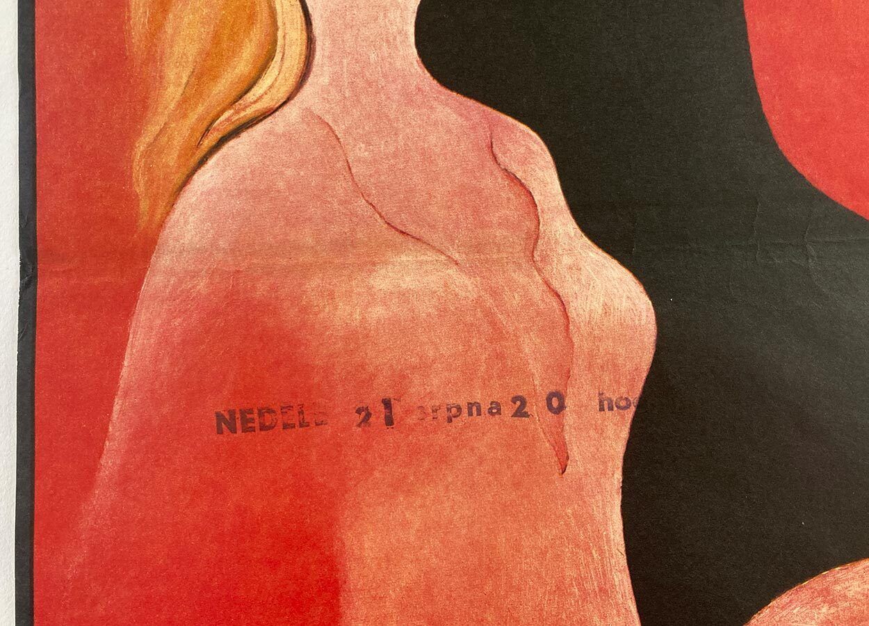Original Movie Poster, The Other Woman, Vratislav Hlavatý, 1981 photo vinterior