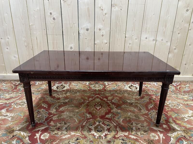 Table Basse De Style Louis XVI En Acajou
