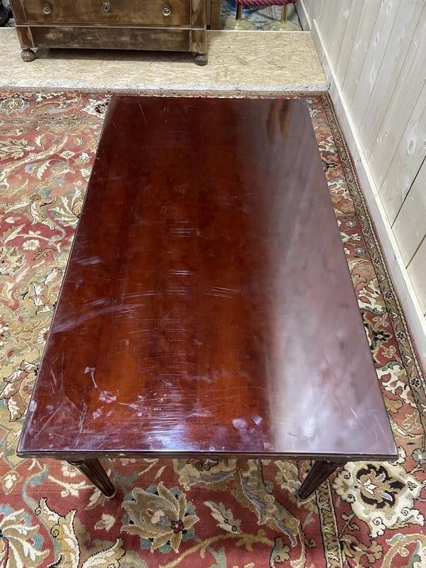 Table Basse De Style Louis XVI En Acajou photo Garden Furniture