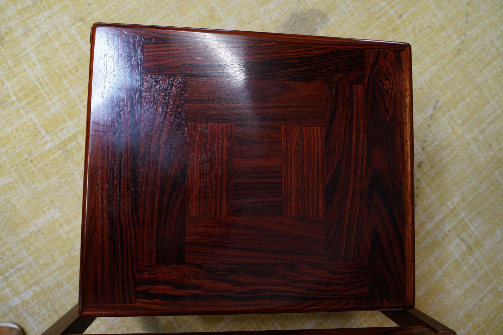Danish Mid Century Rosewood Nest Of Tables By Vejle Stole Möbelfabrik, Denmark, 1960s – Set Of 3 photo for sale