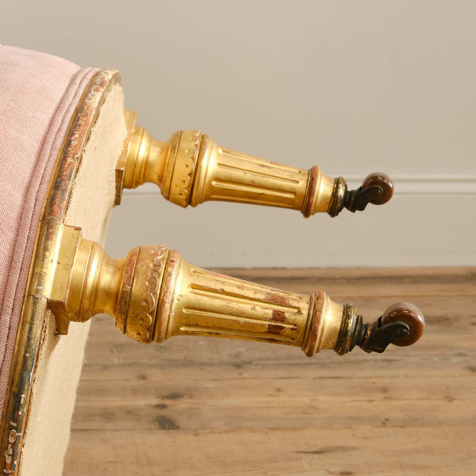 19th Century Giltwood Slipper Chair Attributed To Lamb Of Manchester photo buy