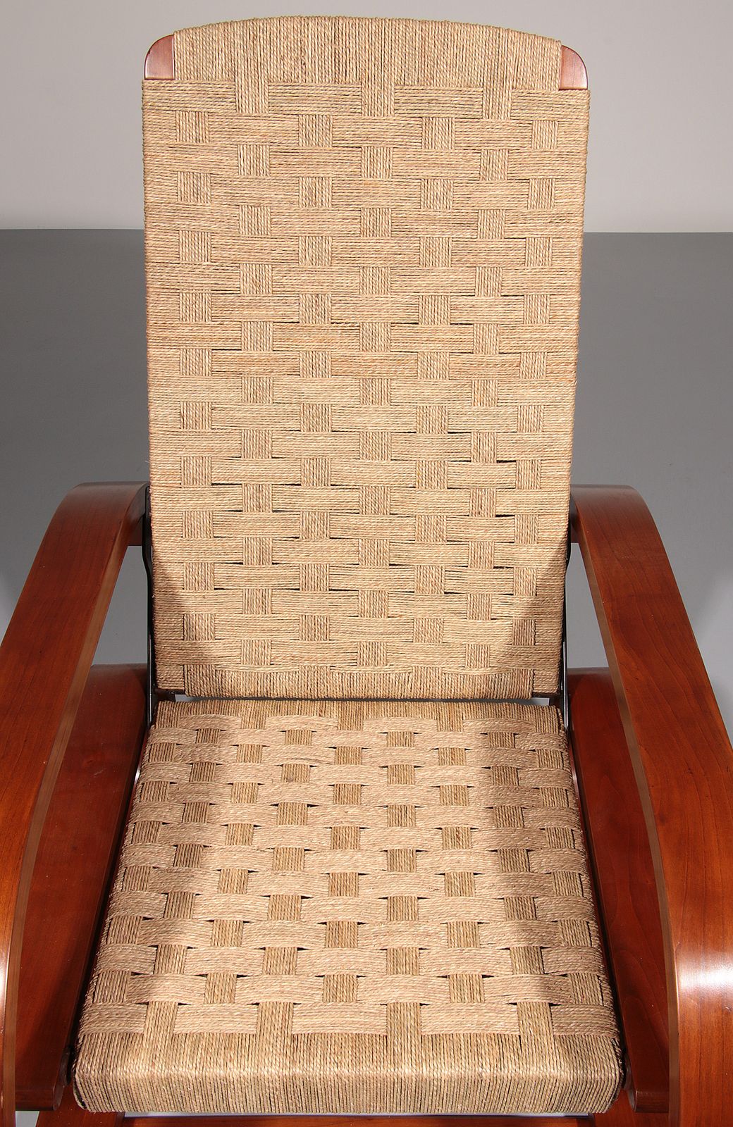 An Exceptionally Rare Mahogany Recliner Crafted In Italy During The 1950s" photo 6995.0