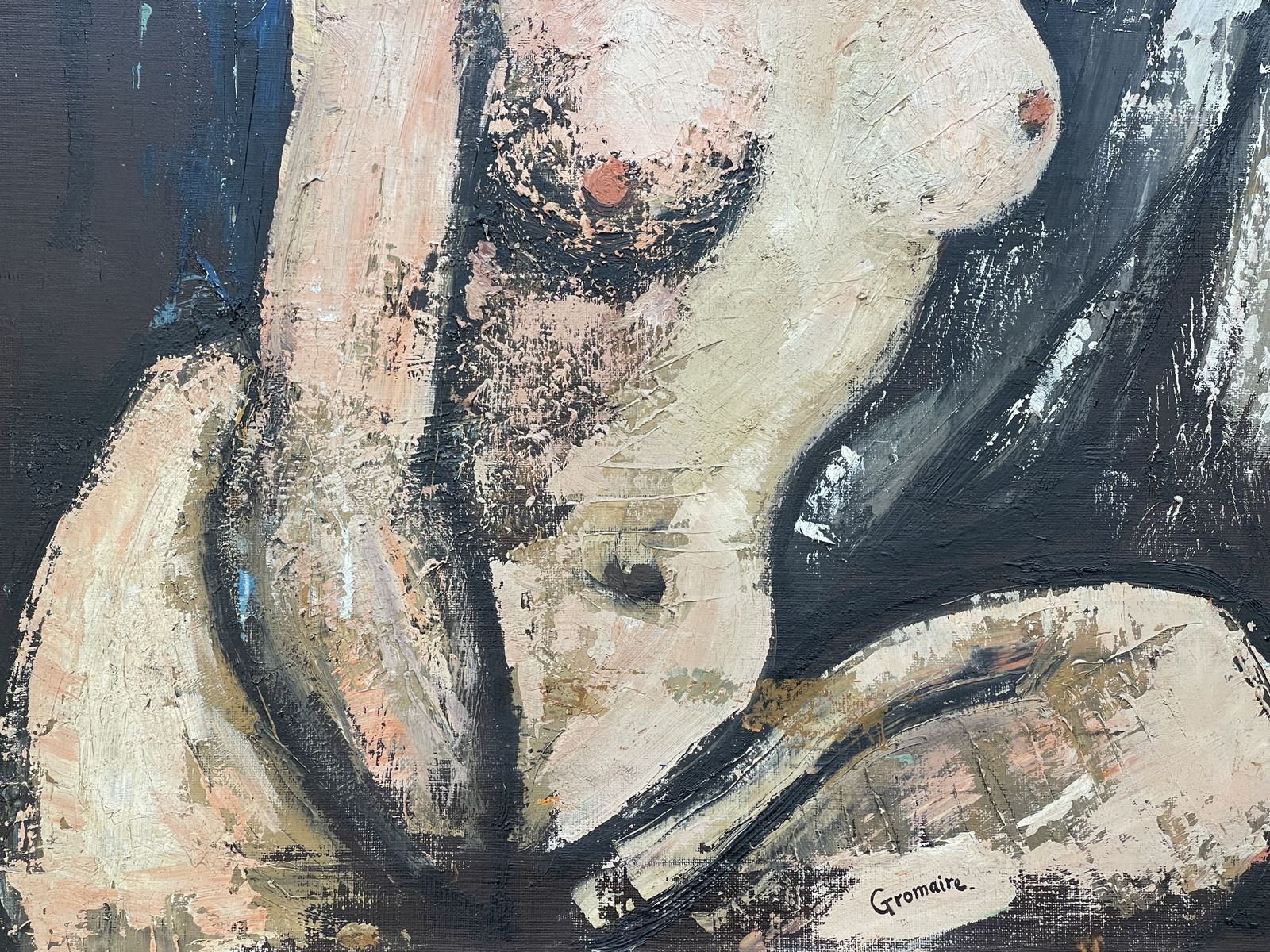 "Female Nude" In The Manner Of Marcel Gromaire (1892 1971) photo Art