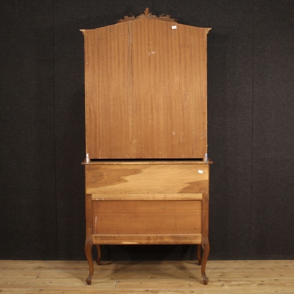 Elegant Double Body Display Cabinet Trumeau From The 1950s photo buy
