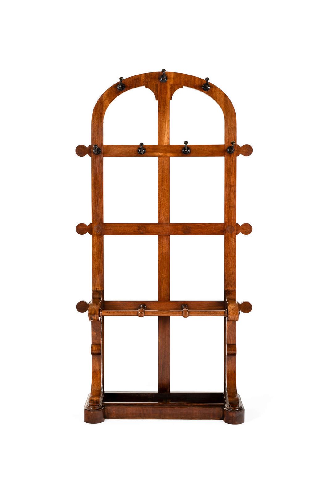 Victorian Walnut Hall Stand, 1800s photo Furniture