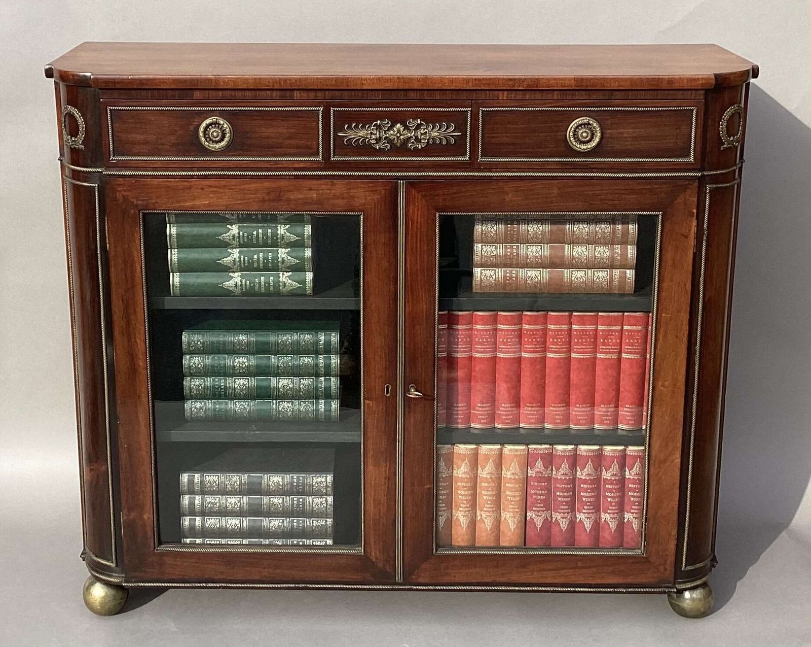 Good Regency Rosewood And Gilt Brass Mounted Side Cabinet photo furniture